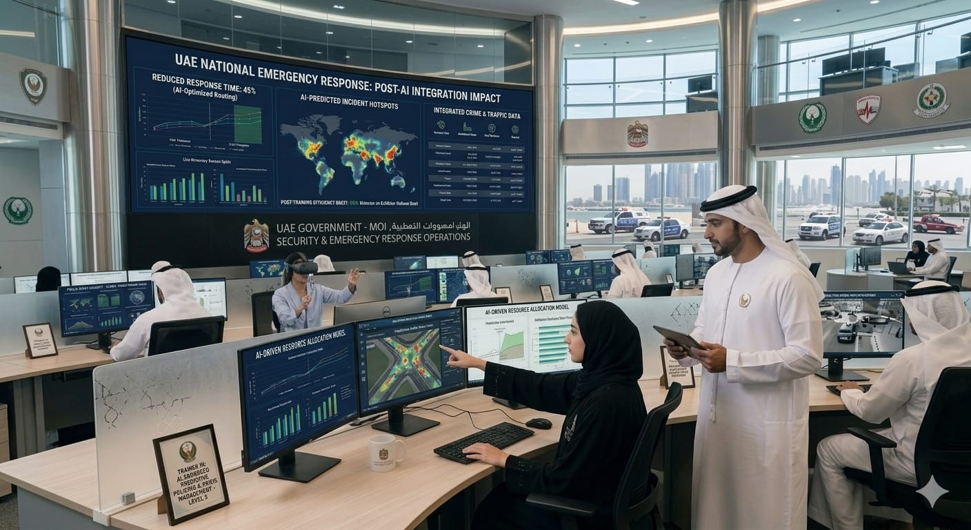 UAE MOI emergency response AI